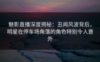 魅影直播深度揭秘：丑闻风波背后，明星在停车场角落的角色特别令人意外